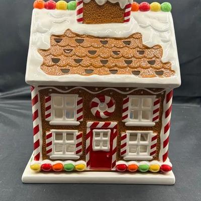 BP426 Large Gingerbread House Candle Luminary 