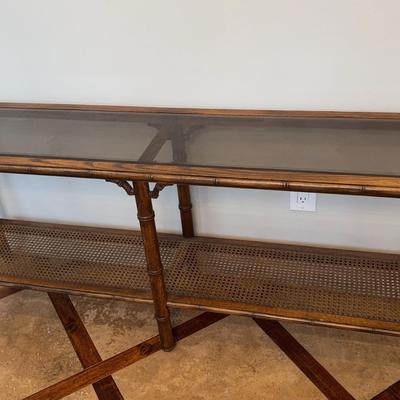 BP512 Hollywood Bamboo Sofa Table