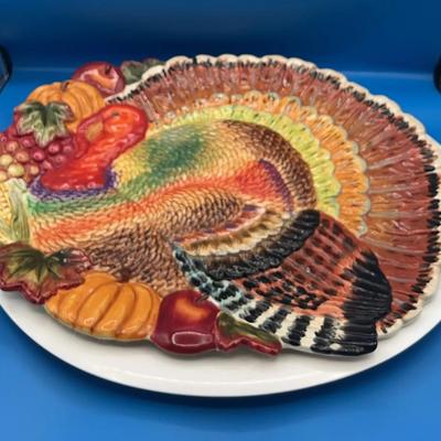 BP618 Signature Home Collections Turkey Serving Platter