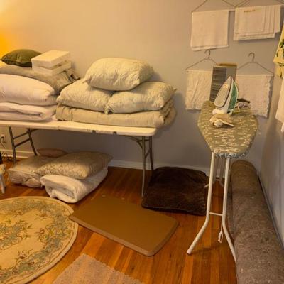 LINENS/IRONING BOARD