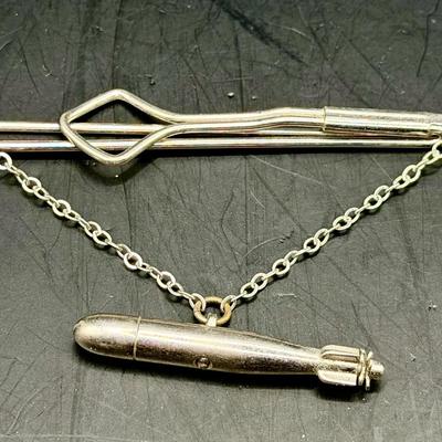 Shipyard Made Submarine Torpedo Tie Bar