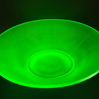 Uranium Stretch Glass Bowl