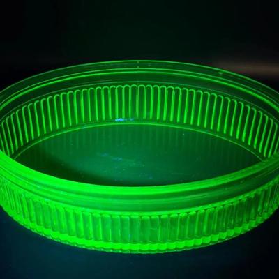 Uranium Glass Dish