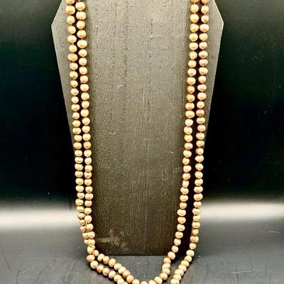 Long Pearl Necklace