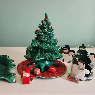 Vintage Ceramic Christmas Tree