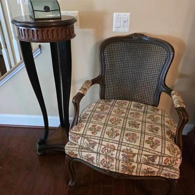 Louis XV Style Chair & Pedestal Table