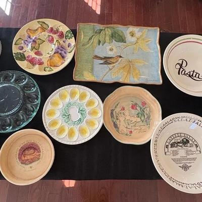 Vintage Decorative Serving Platters – Cute Patterns and Designs
