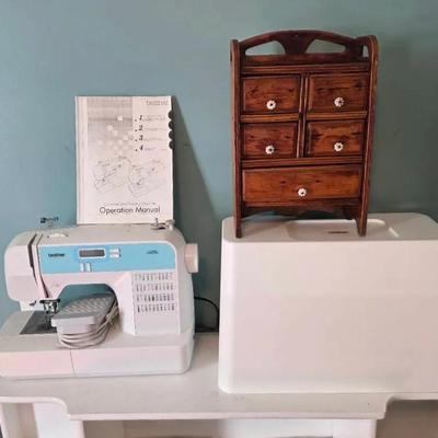 Brother Sewing Machine & Notions Box