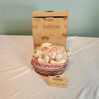 Jim Shore Bunny Basket