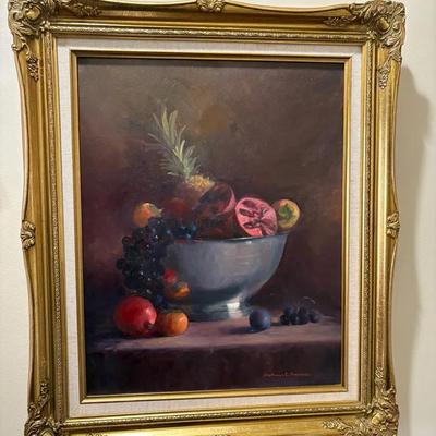 Fruit Bowl Painting by Stephanie E. C. Frocasso