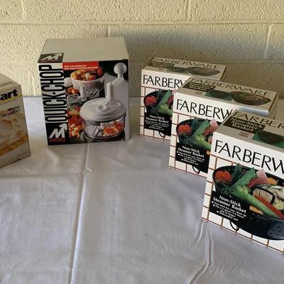 Steamer Baskets, Cuisinart Whisk Attachment And Food Chopper