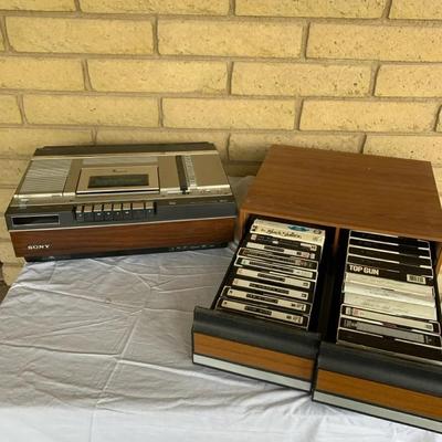 Sony Beta Scan VCR B II/III Model SL 5400 Tested Works With Beta Movies