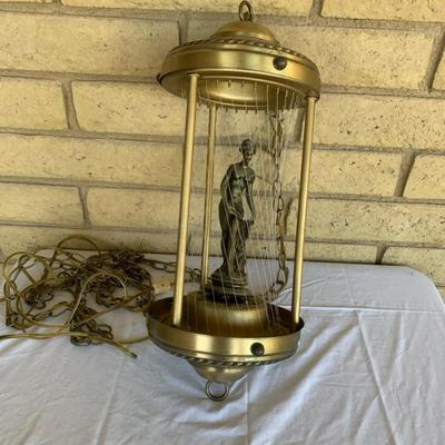 Vintage 1970s Oil Rain Lamp Light Works Oil Untested 