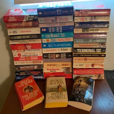 Various Paperback Books With Various Authors To Include Sydney Sheldon, Dean Koontz 