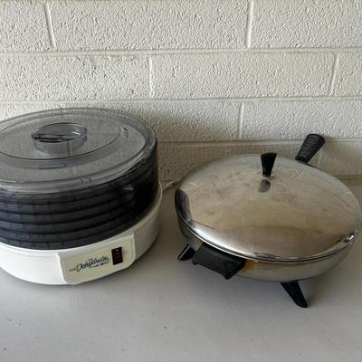 Mr Coffee Food Dehydrator And Faberware Vintage Electric Fry Pan