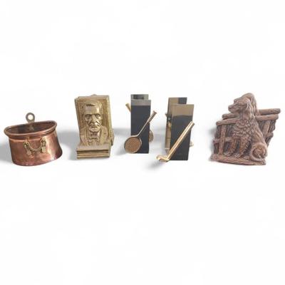 DC504 Bookend Collection and Copper Pot