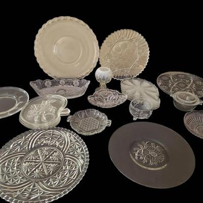 DC115 Exquisite Cut Glass Bowls And Platters