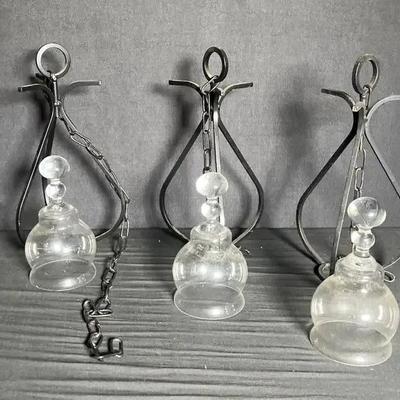 Vintage Hanging Candle Holders 