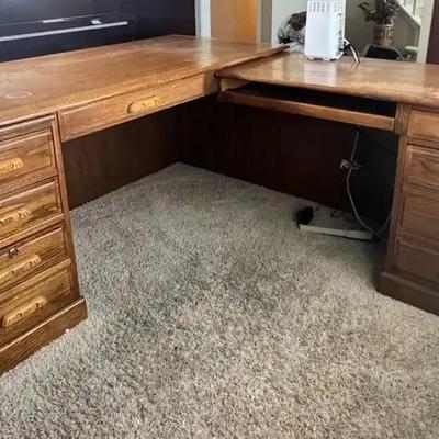 Large L-Shaped Desk