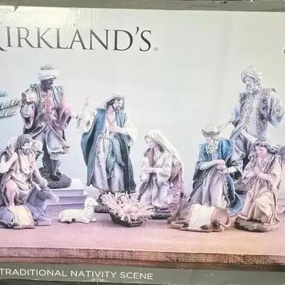 New-In-Box Kirkland's Traditional Nativity Scene 