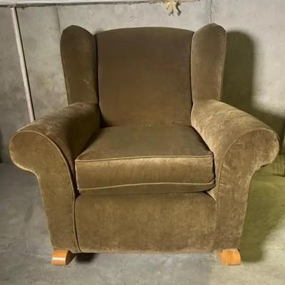 Wingback Rocking Chair 