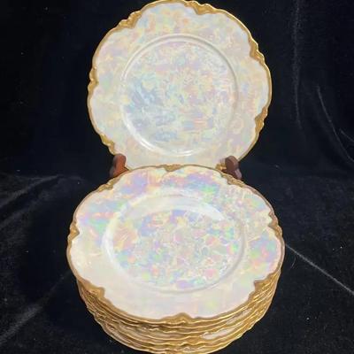 Iridescent French Plates 