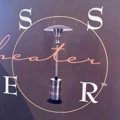 New-In-Box Stainless Steel Triple Dome Patio Heater