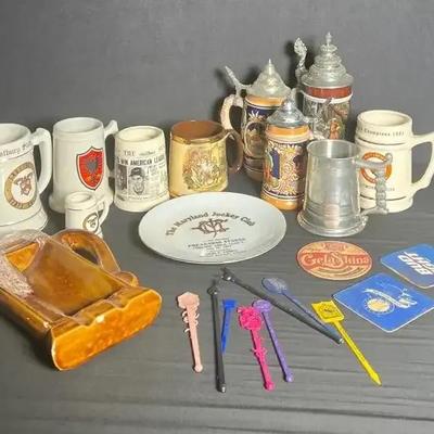 Vintage Beer Steins 