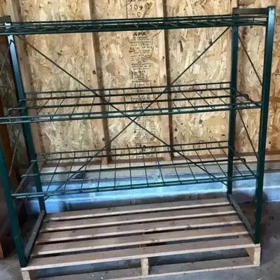 Large Metal Shelving 