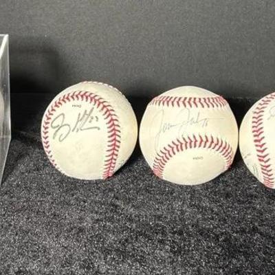 Signed Little League Baseballs