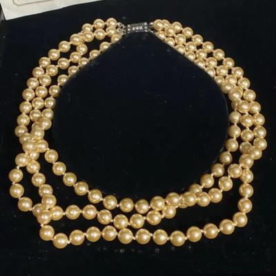 “Jackie’s Pearls” With Certificate Of Authenticity 