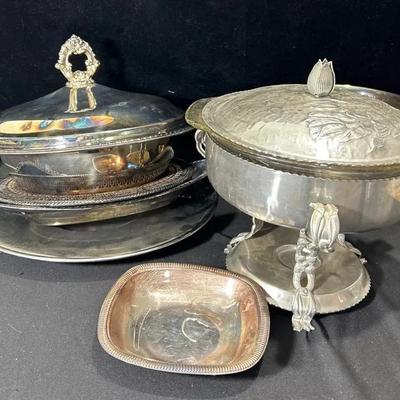 Silver Plated Serving Pieces