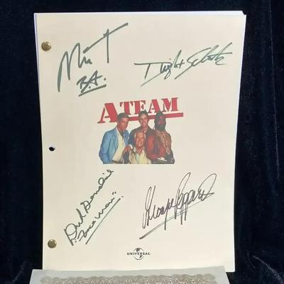 A-Team Signed Pages Glenn Miller & Tommy Kent 
