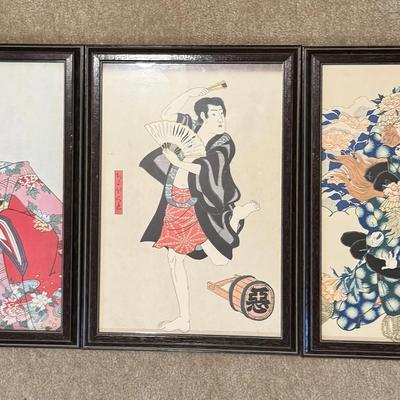 Japanese Woodblock Prints - Kabuki Actors 1