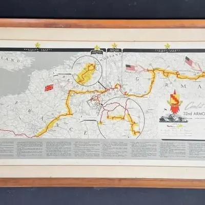 “Combat Trail Of The 32nd Armored Regiment”