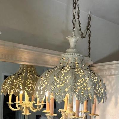Cream Colored Chandelier