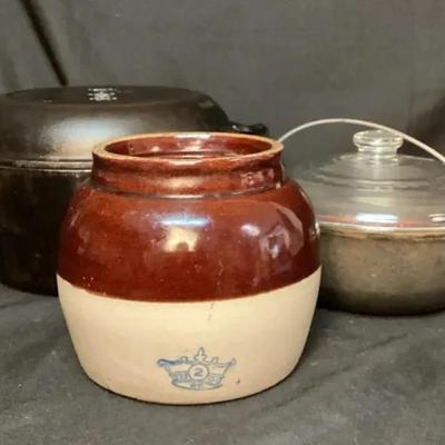 Cast Iron Cooking and Crown Crockery