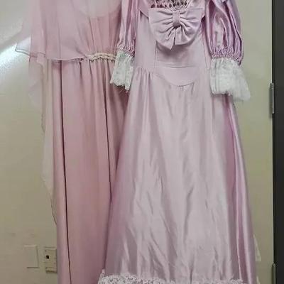Pink Floor Length Dresses 