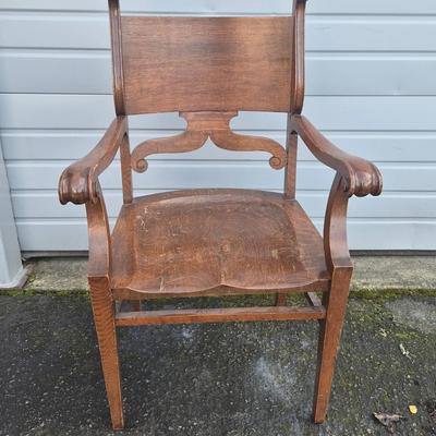 Early 20th Century Wood Armchair