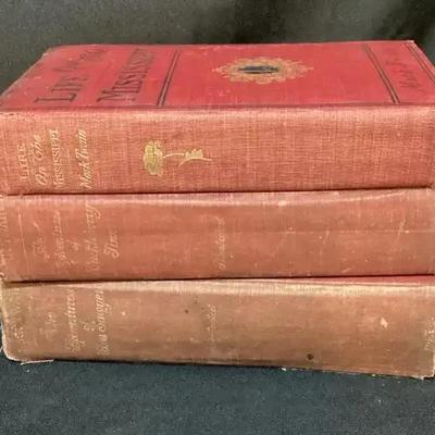 Antique Mark Twain Volumes