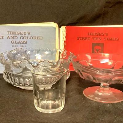 Heisey Reference Books By Charles Vogel & Heisey Glassware 