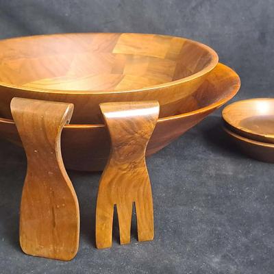 Lebanon Supply Company Walnut Bowl & Others 