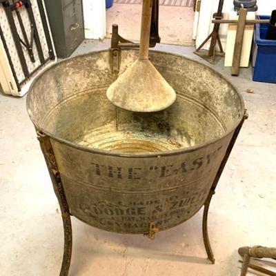 Sale Photo Thumbnail #45: Very cool antique washing machine. -  would make a great beverage cooler for summer party.