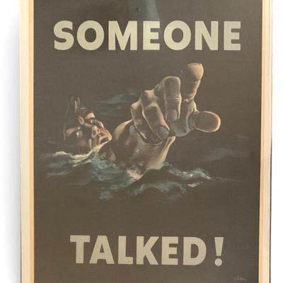 Sale Photo Thumbnail #14: Original WWII poster, 40x28”
