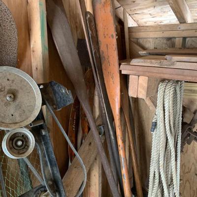 Sale Photo Thumbnail #126: Lot of oars