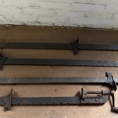Vintage Bar Clamps 