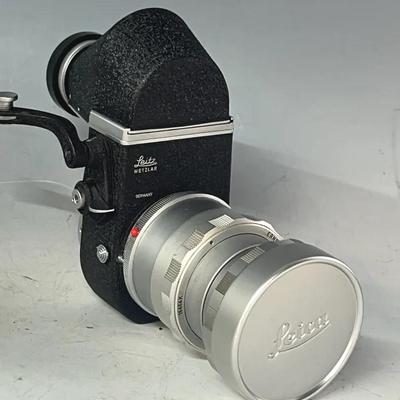 Leica Leitz Wetzlar Lens with Reflex Housing and Finder