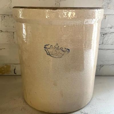 Vintage Robinson Ransbottom Stoneware Crock (5gal)