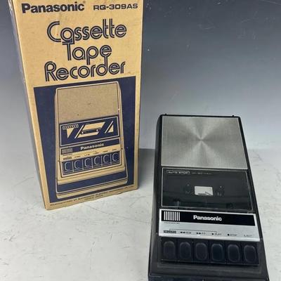 Panasonic Cassette Tape Recorder W/ Original Box