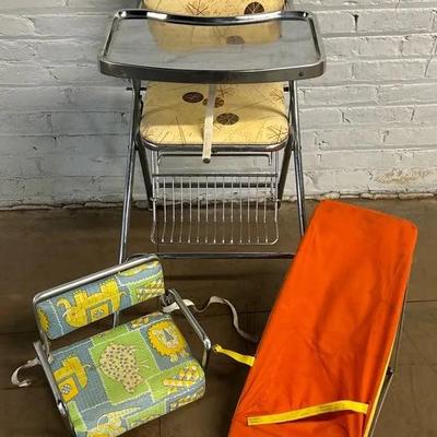 Vintage High Chair & Children’s Folding Furniture 